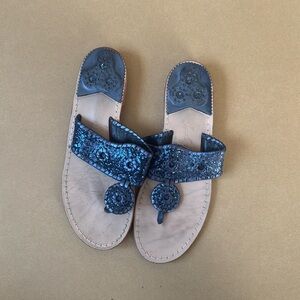 Jack rogers navy sandals